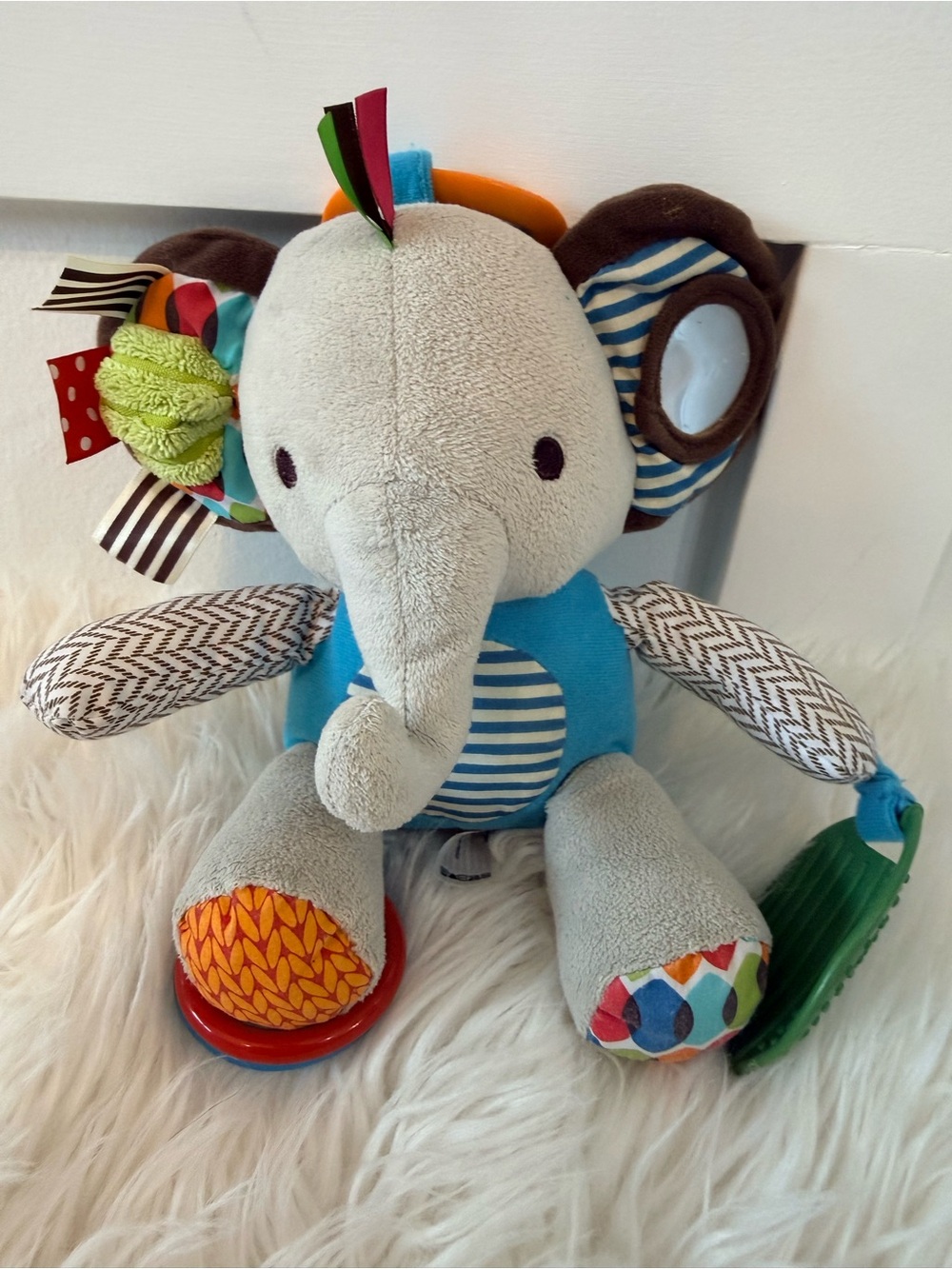 💫4/$25 • Skip Hop Bandana Buddies Baby Activity and Teething Toy with Multi-Sens